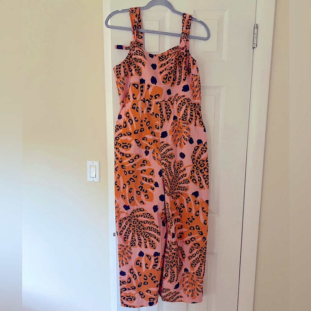 Farm Rio for Anthropologie wide leg jumpsuit